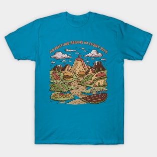 Adventure begins in every bite T-Shirt